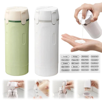 Vodlan™ Travel Dispenser - Carry 4 Essentials in 1 Bottle