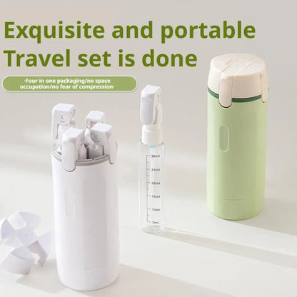 Vodlan™ Travel Dispenser - Carry 4 Essentials in 1 Bottle