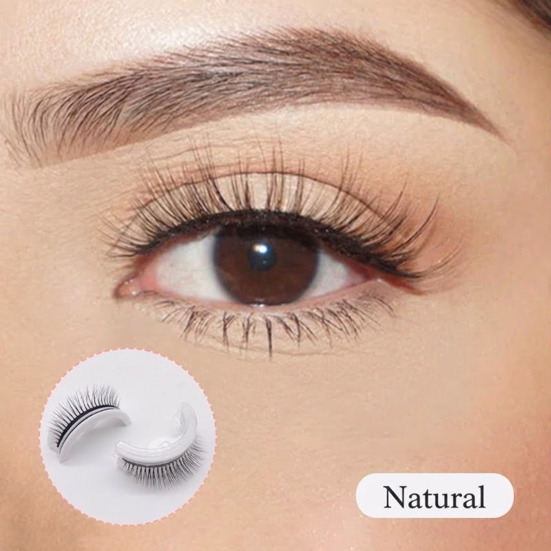 💐 Waterproof & Reusable Self-Adhesive False Eyelashes (Offer)