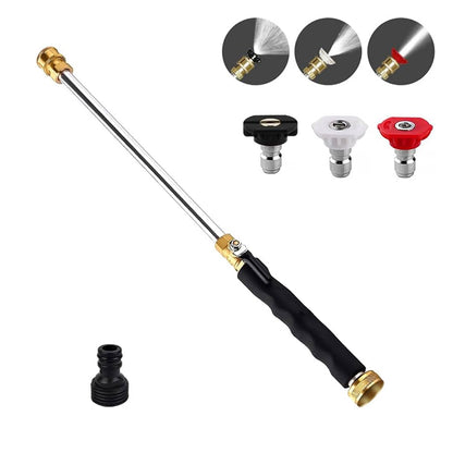 🚿Vodlan™ High-pressure water gun – 3 interchangeable nozzles, durable aluminium alloy & powerful ✨