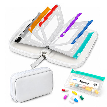 Lumiazos™ Modular Wellness Wallet – 7-Pouch Medicine & Supplement Organiser (Offer)