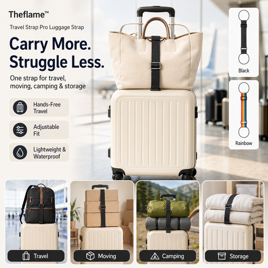 Lumiazos™ Travel Strap Pro – Adjustable Luggage Strap (offer)