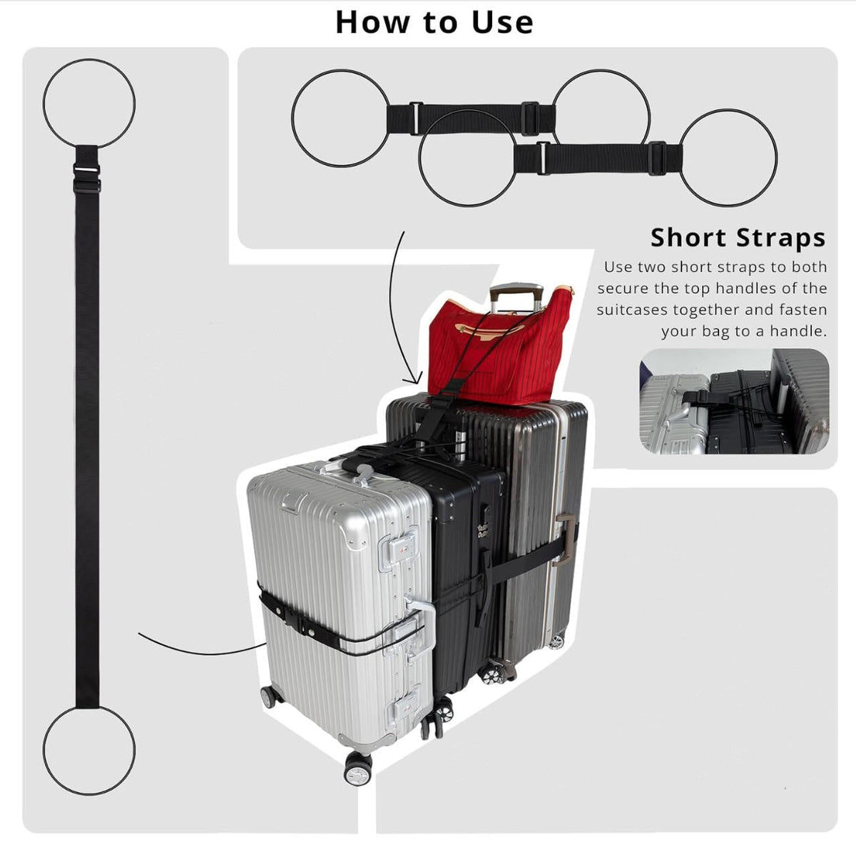Lumiazos™ Travel Strap Pro – Adjustable Luggage Strap (offer)