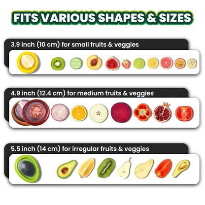 Silicone stretch pods🍅🥑 Keep Your Fruits & Veggies Fresh with These Stretch Pods!