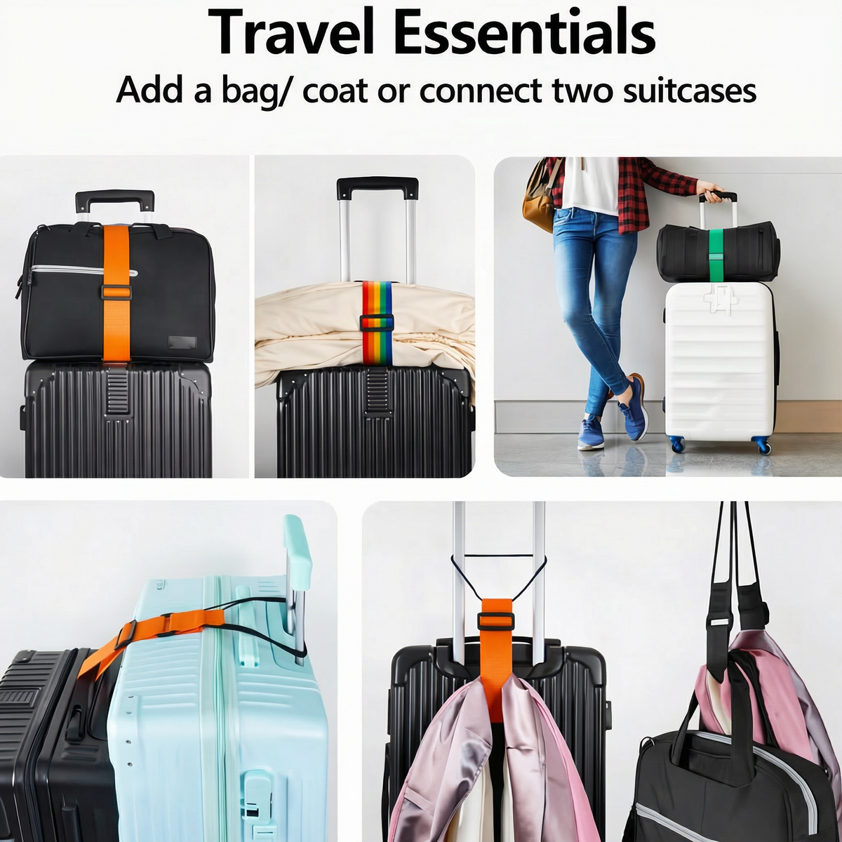 Lumiazos™ Travel Strap Pro – Adjustable Luggage Strap (offer)