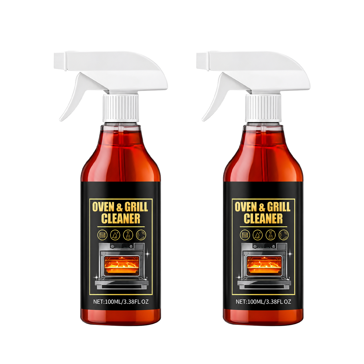 ✨Vodlan™ Oven & Grill Cleaner Spray – Dissolves Grease in 5 Mins, No Scrubbing & Eliminates Odors