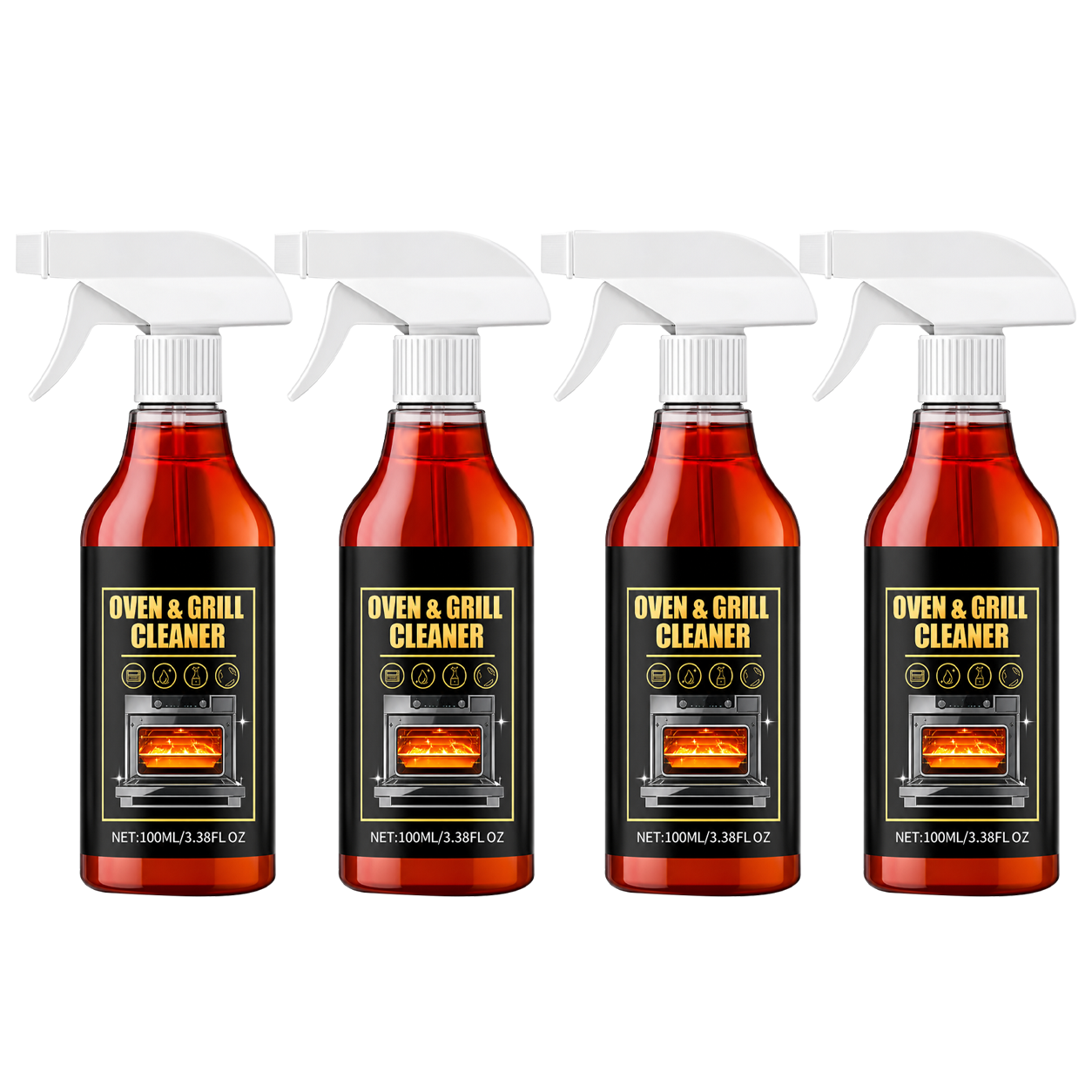 ✨Vodlan™ Oven & Grill Cleaner Spray – Dissolves Grease in 5 Mins, No Scrubbing & Eliminates Odors
