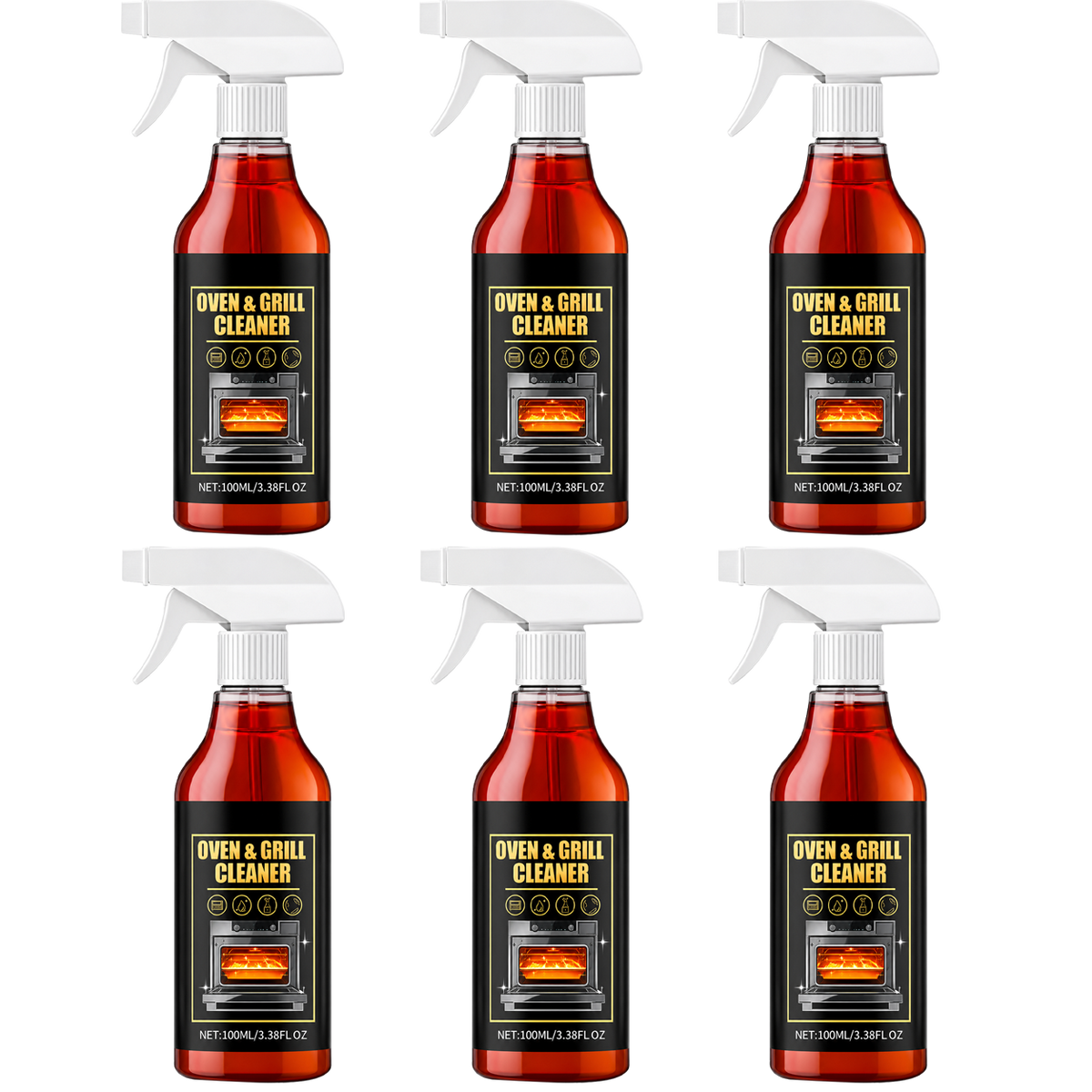 ✨Vodlan™ Oven & Grill Cleaner Spray – Dissolves Grease in 5 Mins, No Scrubbing & Eliminates Odors