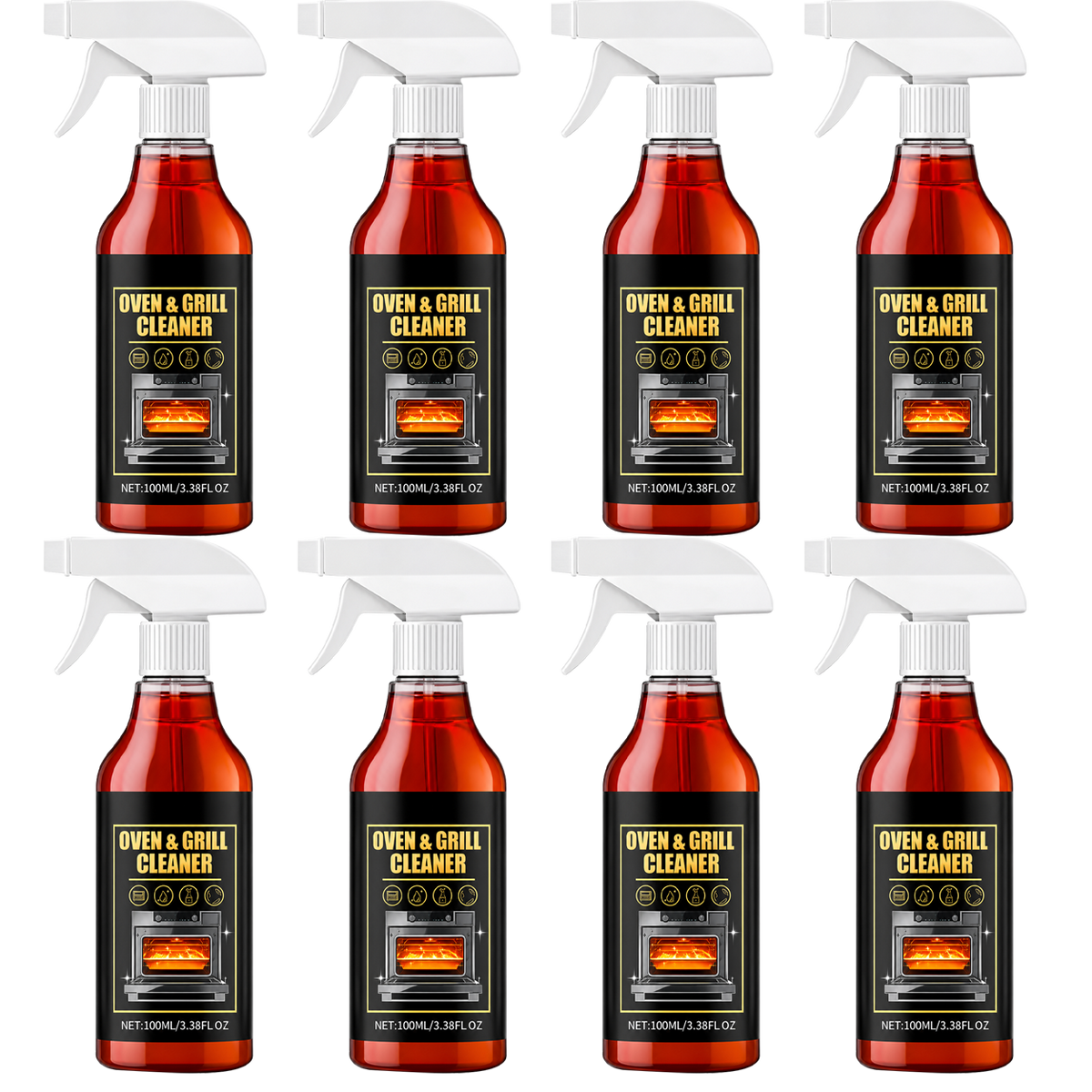 ✨Vodlan™ Oven & Grill Cleaner Spray – Dissolves Grease in 5 Mins, No Scrubbing & Eliminates Odors