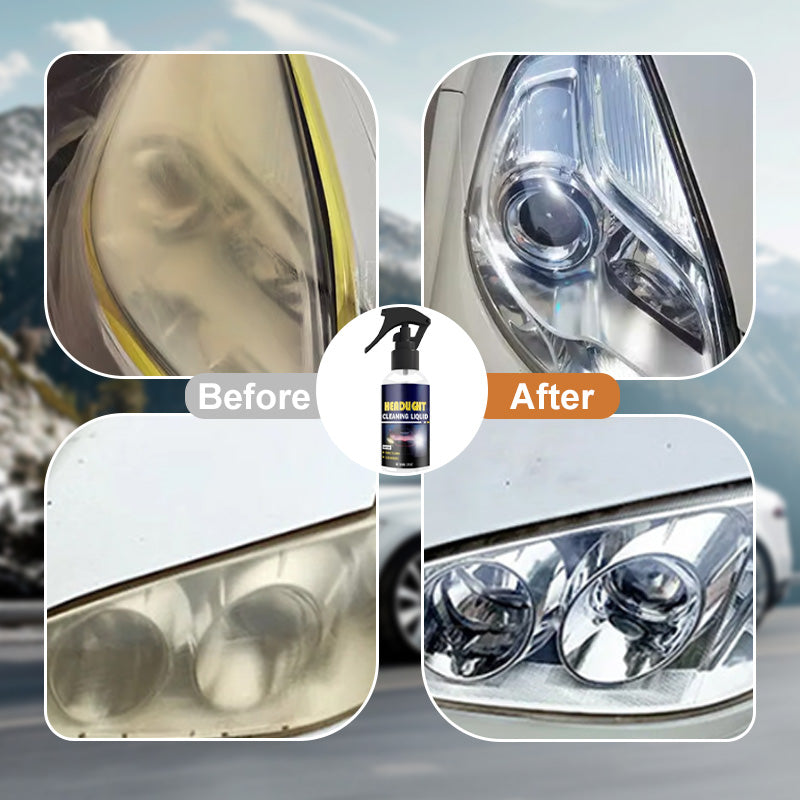 Vodlan™ Car Headlight Cleaning & Restoration Agent – Scratch Remover, UV Protection & Anti-Yellowing 🚗