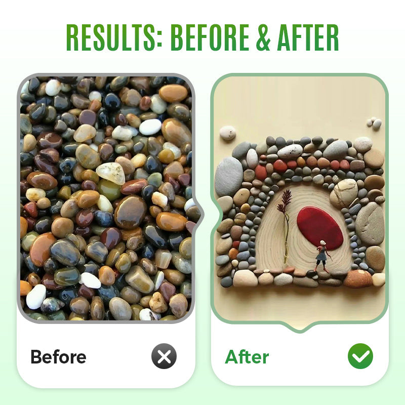 🌿Vodlan™ Clear & Waterproof Rock Glue For Landscaping✨Transform Your Garden 💪🌿