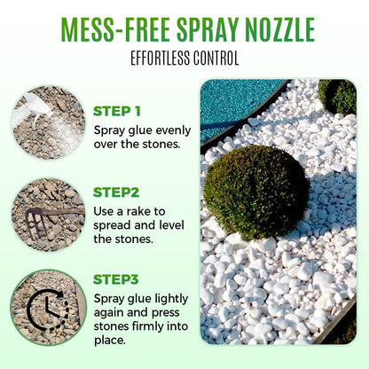 🌿Vodlan™ Clear & Waterproof Rock Glue For Landscaping✨Transform Your Garden 💪🌿