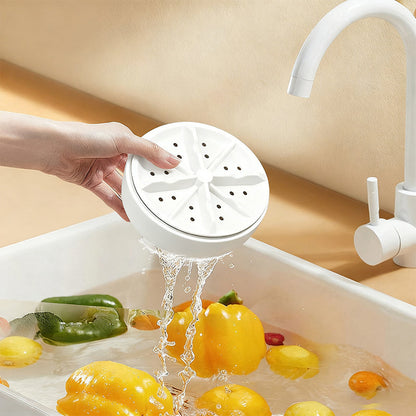 Vodlan™ Effortless Vortex Fruit & Vegetable Washer – Removes Pesticides, BPA-Free & Easy-Clean Design 💧