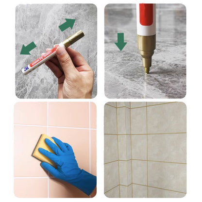 🔥🖌️Vodlan™ Anti-Mould & Waterproof Joint Pen for Ceramic Tiles!