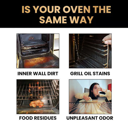 ✨Vodlan™ Oven & Grill Cleaner Spray – Dissolves Grease in 5 Mins, No Scrubbing & Eliminates Odors