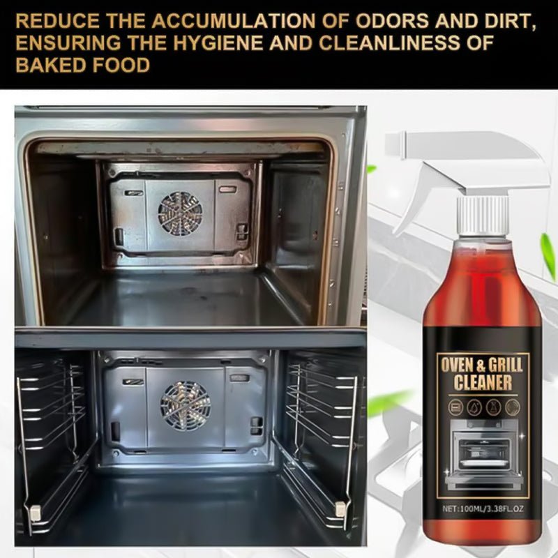 ✨Vodlan™ Oven & Grill Cleaner Spray – Dissolves Grease in 5 Mins, No Scrubbing & Eliminates Odors