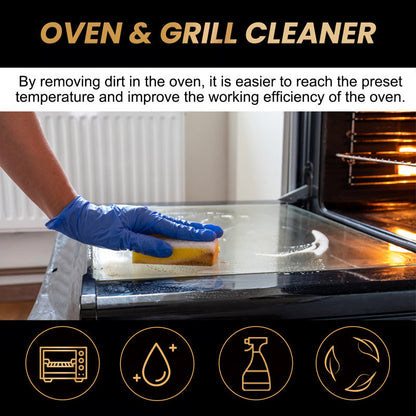 ✨Vodlan™ Oven & Grill Cleaner Spray – Dissolves Grease in 5 Mins, No Scrubbing & Eliminates Odors