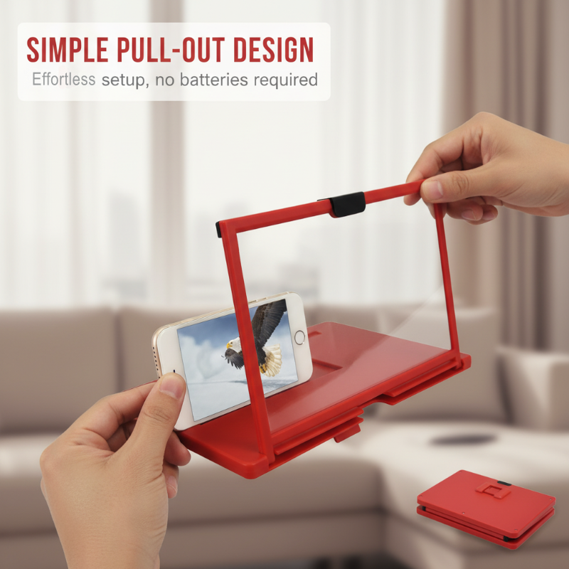 Vodlan™ HD Phone Magnifier for Easier Viewing ✨ Ease Eye Strain, Make Screen “Bigger”