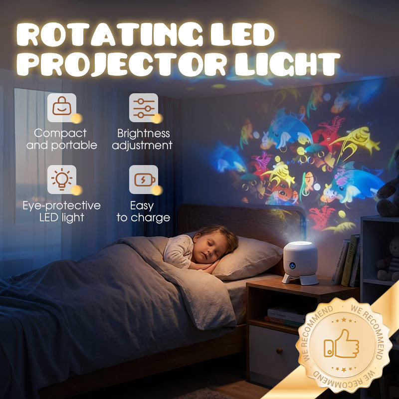 lumiazos™ Dynamic Rotating LED Projector Light (offer)