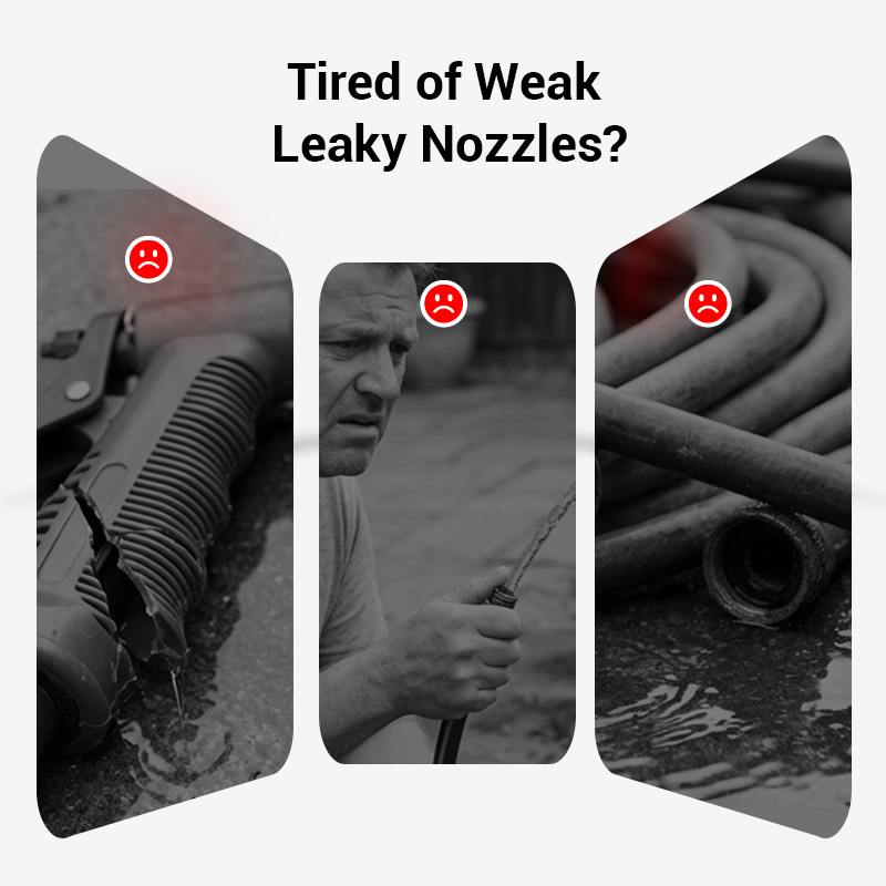 🚿Vodlan™ High-pressure water gun – 3 interchangeable nozzles, durable aluminium alloy & powerful ✨