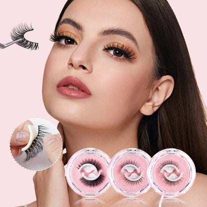 💐 Waterproof & Reusable Self-Adhesive False Eyelashes (Offer)
