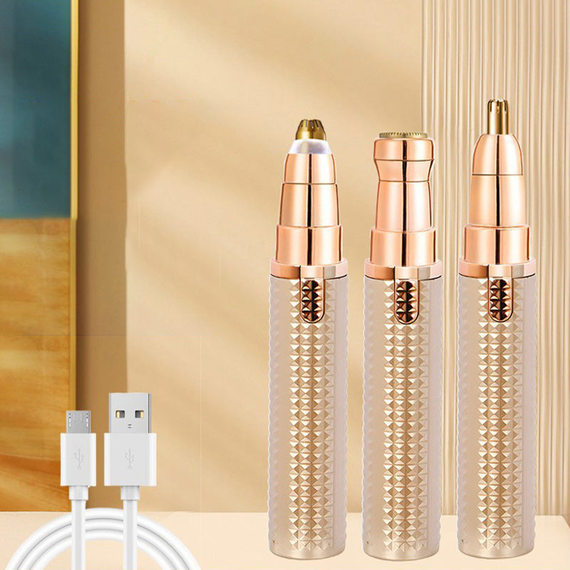 🥳2026 HOT SALE🥳💞50K+ SOLD!✂️Portable Electric Eyebrow Trimmer | 3-in-1 Grooming Tool for Brows, Nose & Body (Offer)