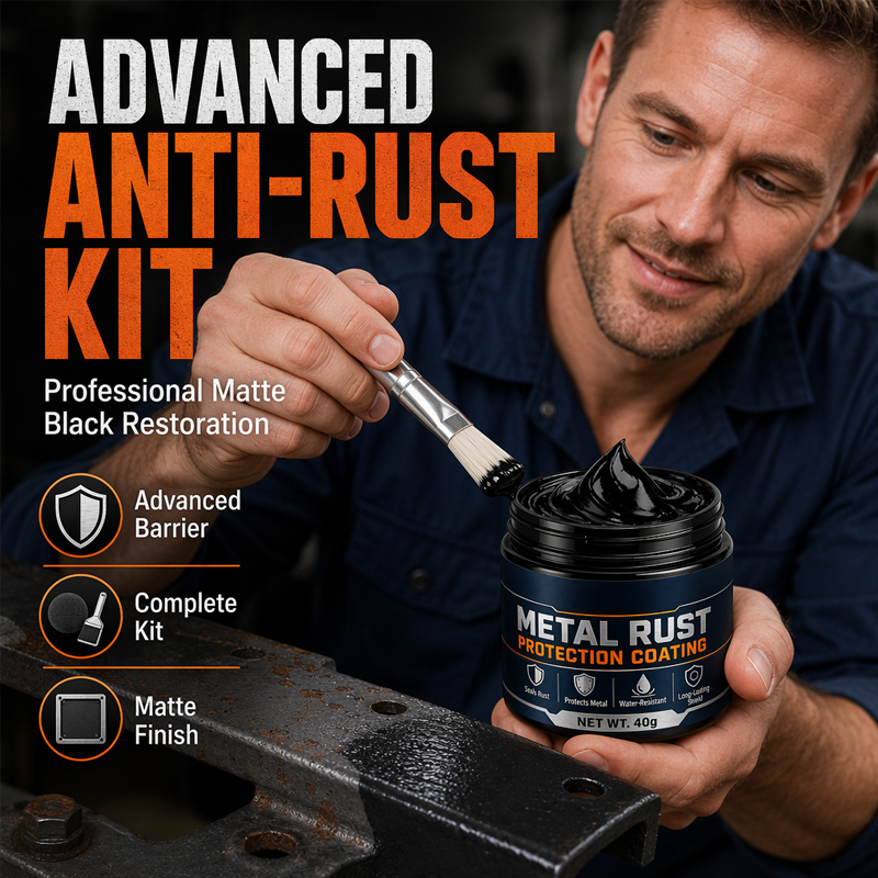 Lumiazos™ Black Metal Restoration Paste | Rust Protection & Surface Repair (OFFER)