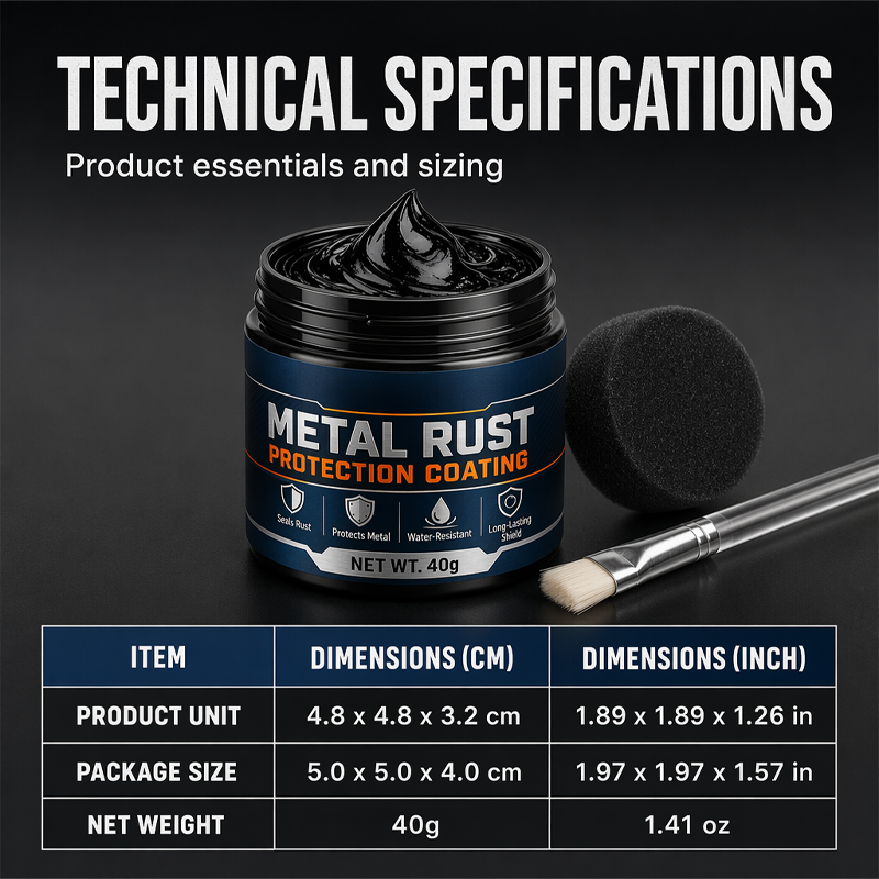 Lumiazos™ Black Metal Restoration Paste | Rust Protection & Surface Repair (OFFER)
