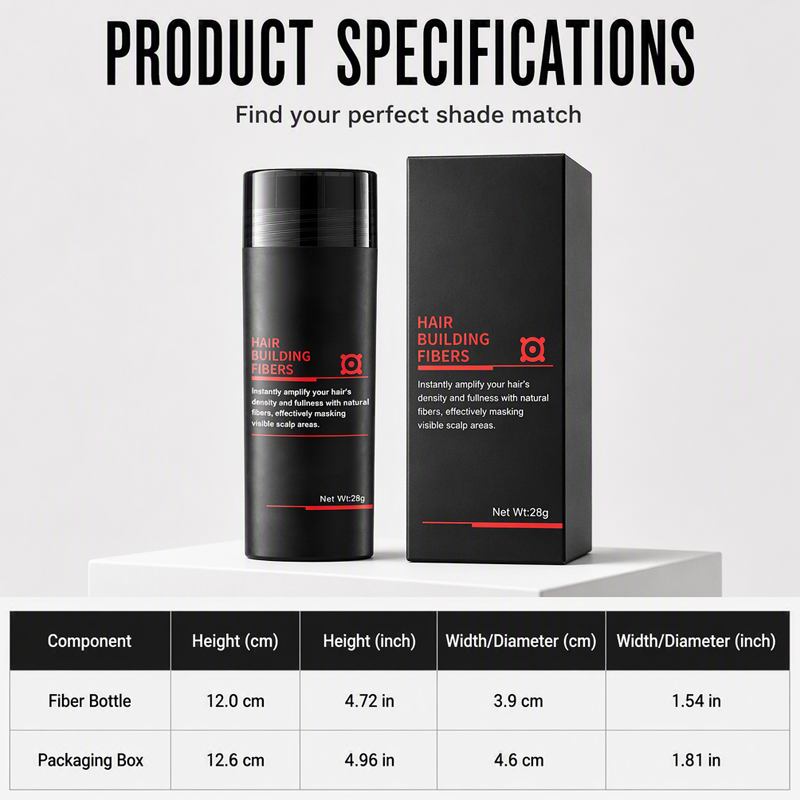Instant Hair Building Fibres – Hairline Filler & Fuller-Looking Hair (offer)