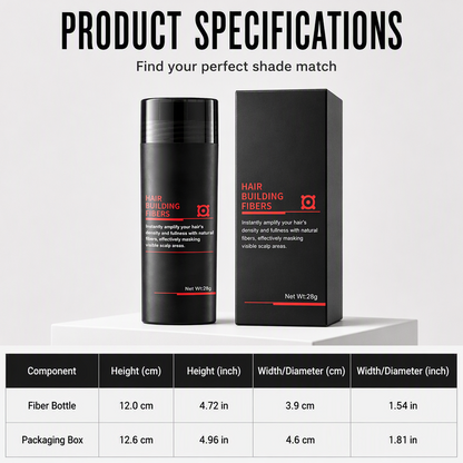 Instant Hair Building Fibres – Hairline Filler & Fuller-Looking Hair (offer)