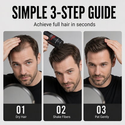 Instant Hair Building Fibres – Hairline Filler & Fuller-Looking Hair (offer)