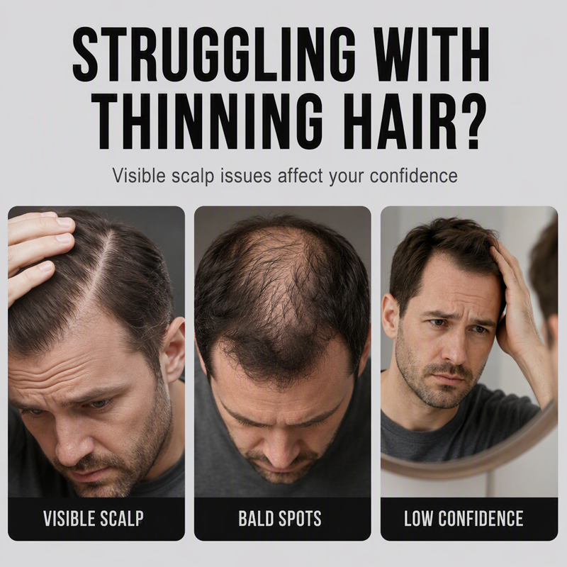 Instant Hair Building Fibres – Hairline Filler & Fuller-Looking Hair (offer)
