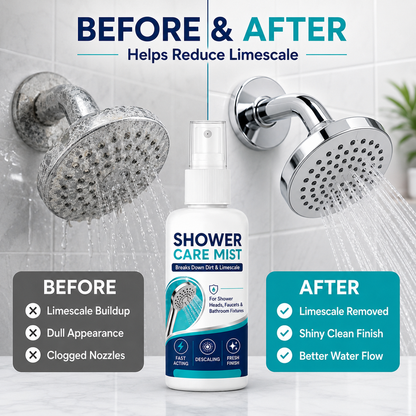 🚿✨ Lumiazos™ Shower Limescale Remover Spray — Dissolves Tough Limescale & Hard Water Marks for a Sparkling Clean Bathroom