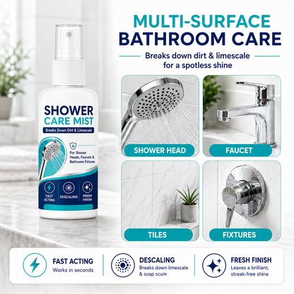 🚿✨ Lumiazos™ Shower Limescale Remover Spray — Dissolves Tough Limescale & Hard Water Marks for a Sparkling Clean Bathroom